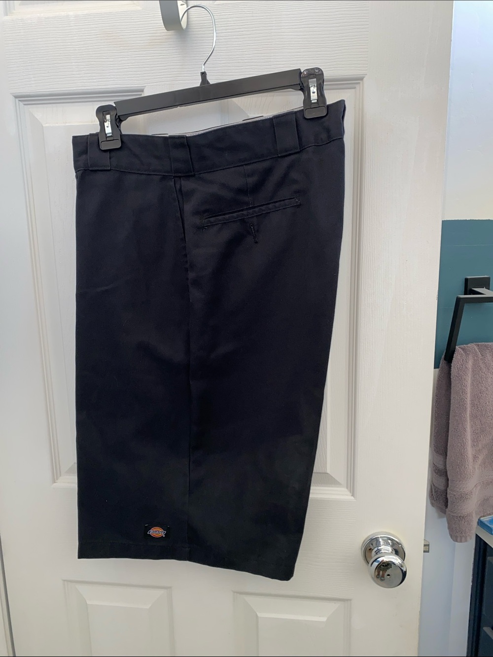 Dickies Men's Black Flat Front Work Shorts